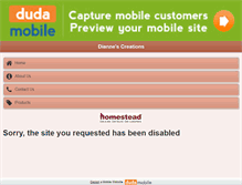 Tablet Screenshot of diannescreations.com